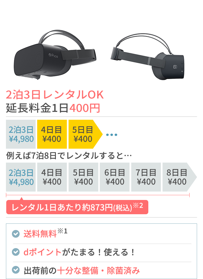 Pico G2 4K S 一体型VRヘッドセット